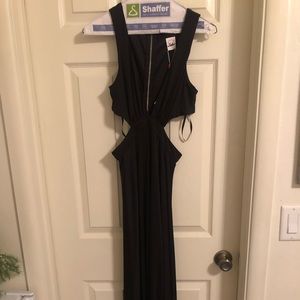 Never worn long black evening gown